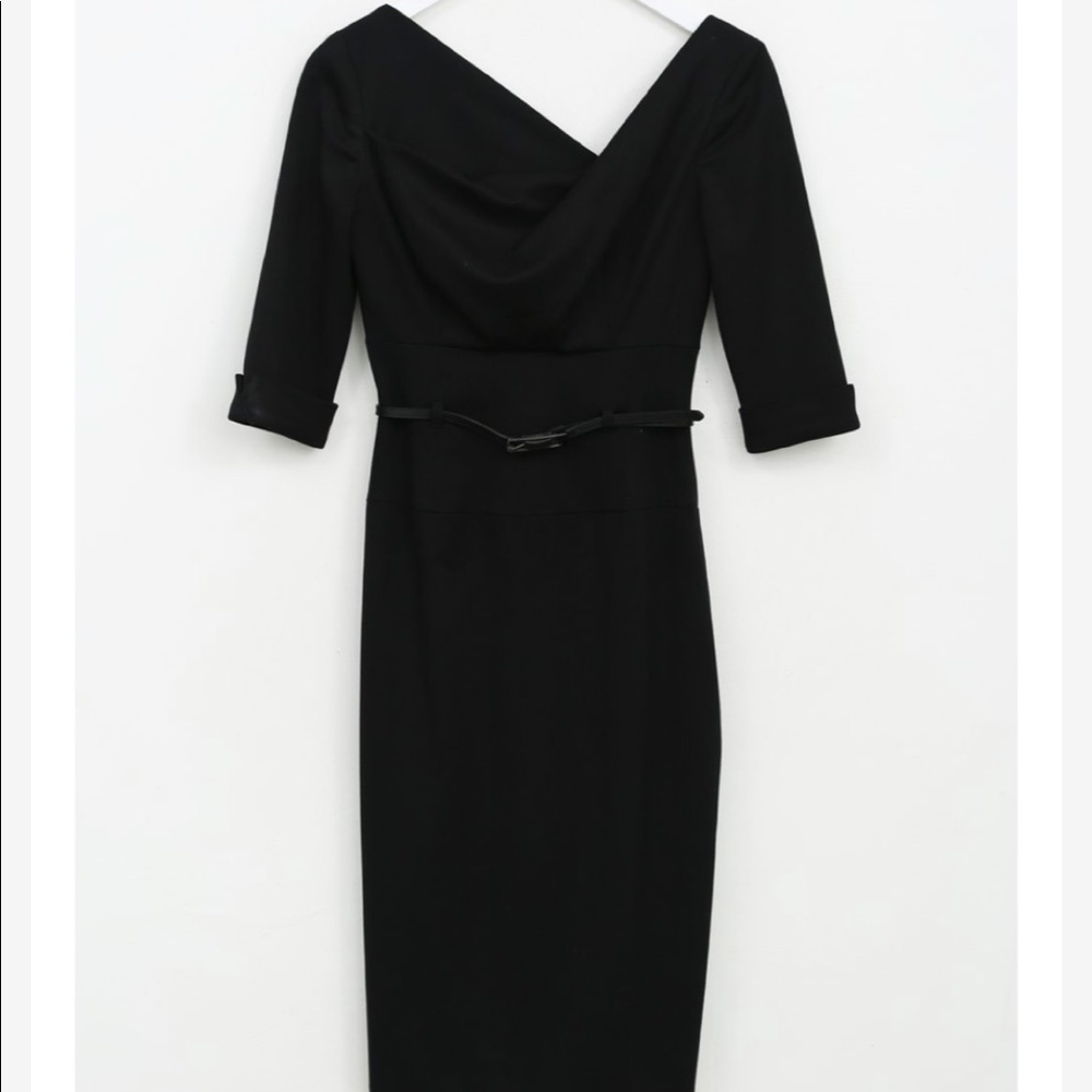 Black Halo Asymmetrical Dress